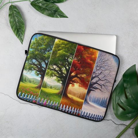 Art of Seasons Laptop Sleeve - From Sea To Shining Art