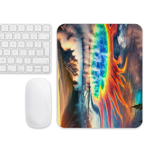 Rainbow Spring Mouse Pad - From Sea To Shining Art