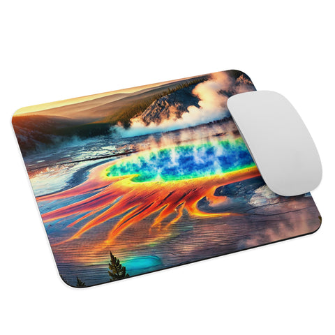 Rainbow Spring Mouse Pad - From Sea To Shining Art