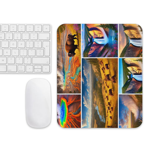 Nature's Masterpiece Mouse Pad - From Sea To Shining Art