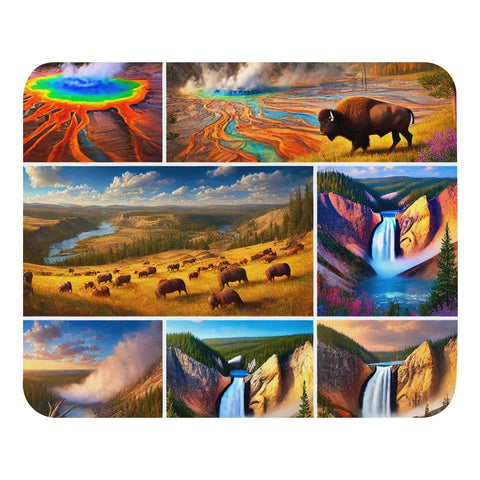 Nature's Masterpiece Mouse Pad - From Sea To Shining Art