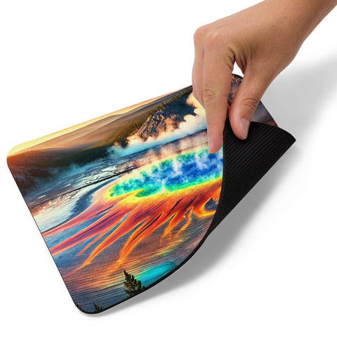 Rainbow Spring Mouse Pad - From Sea To Shining Art