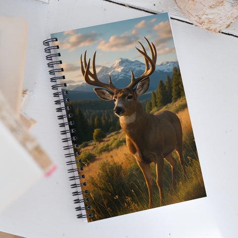 Majestic Buck Spiral Notebook - From Sea To Shining Art