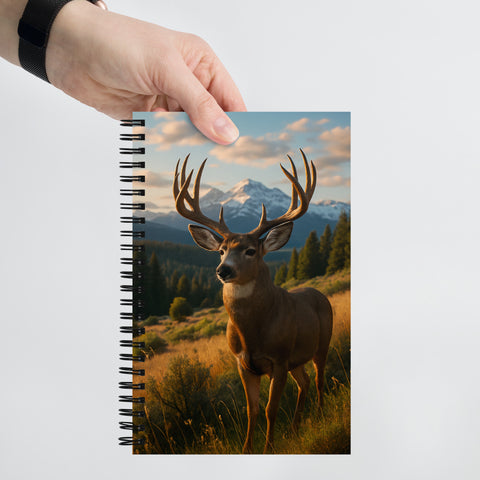 Majestic Buck Spiral Notebook - From Sea To Shining Art