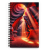 Mystical Canyon Glow Spiral notebook - From Sea To Shining Art