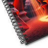 Mystical Canyon Glow Spiral notebook - From Sea To Shining Art
