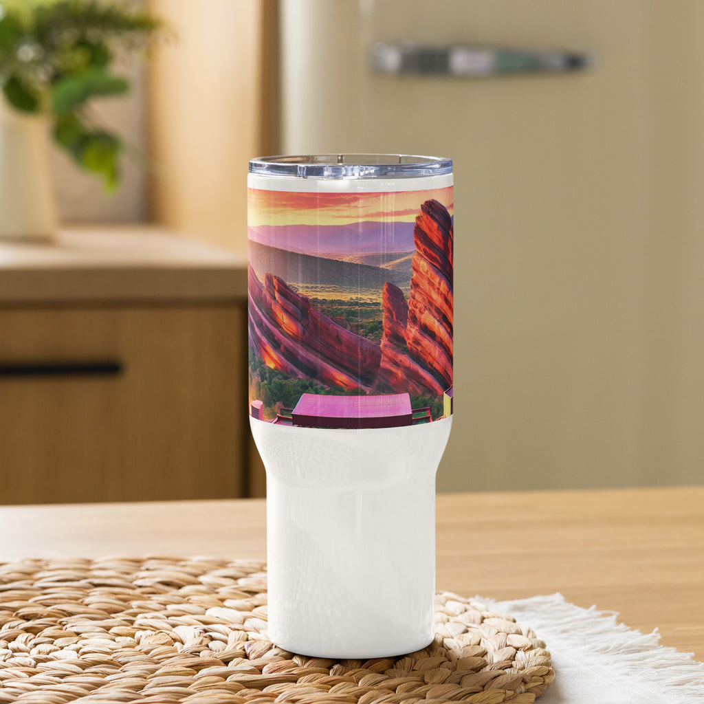 Travel mug with a handle - From Sea To Shining Art