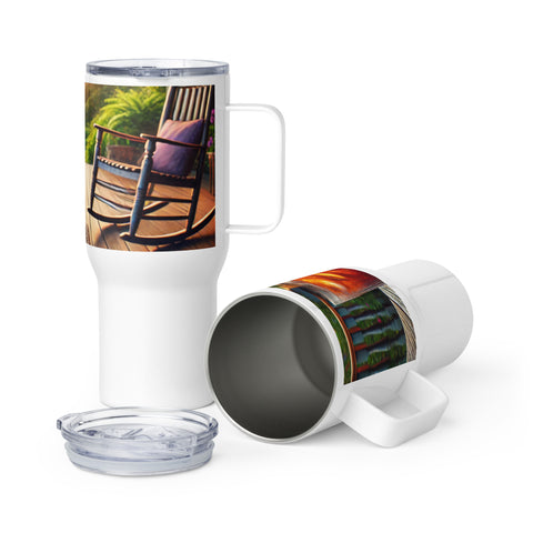 Travel mug with a handle - From Sea To Shining Art
