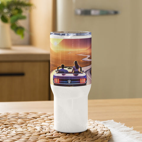 Travel mug with a handle - From Sea To Shining Art