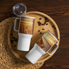 Sun-Kissed Grains Travel mug with a handle - From Sea To Shining Art