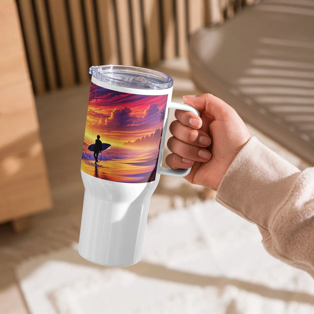 Travel mug with a handle - From Sea To Shining Art