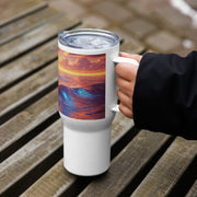 Travel mug with a handle - From Sea To Shining Art