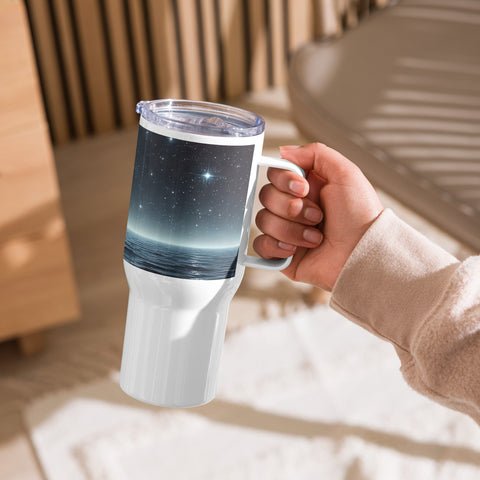 Travel mug with a handle - From Sea To Shining Art