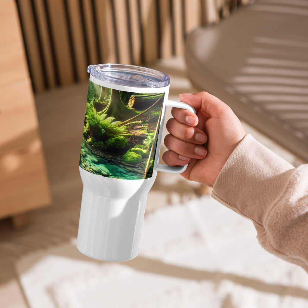 Travel mug with a handle - From Sea To Shining Art