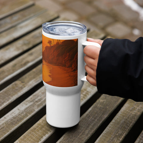 Travel mug with a handle - From Sea To Shining Art