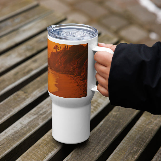Travel mug with a handle - From Sea To Shining Art