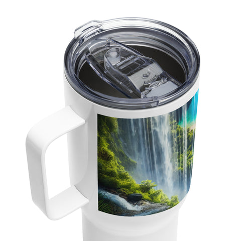 Travel mug with a handle - From Sea To Shining Art