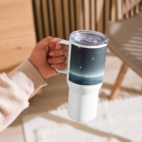Travel mug with a handle - From Sea To Shining Art