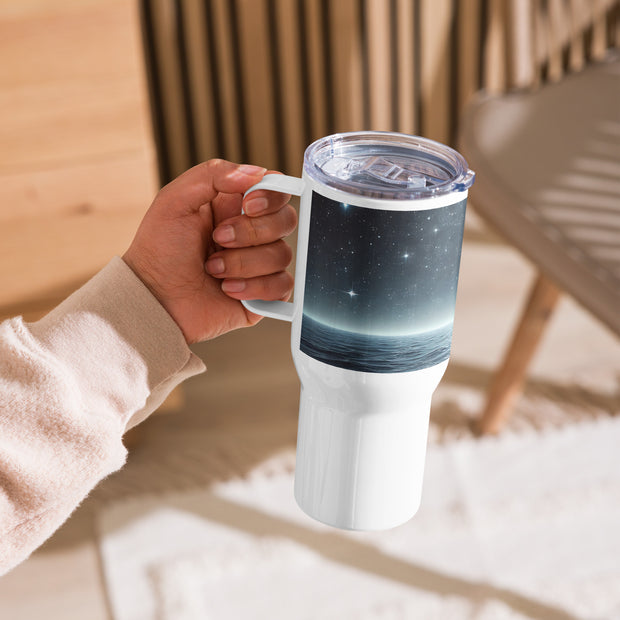 Travel mug with a handle - From Sea To Shining Art