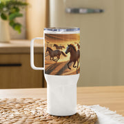 Travel mug with a handle - From Sea To Shining Art