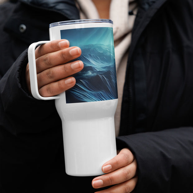 Travel mug with a handle - From Sea To Shining Art