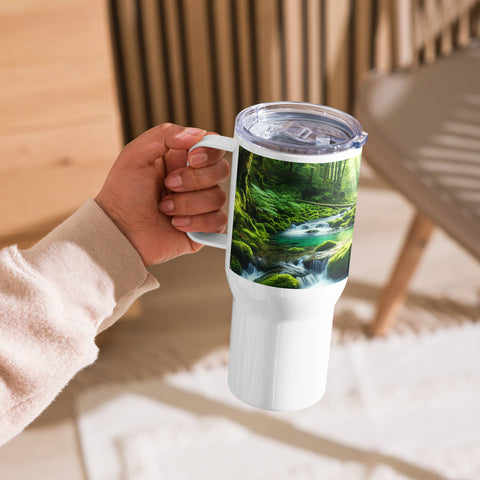 Travel mug with a handle - From Sea To Shining Art