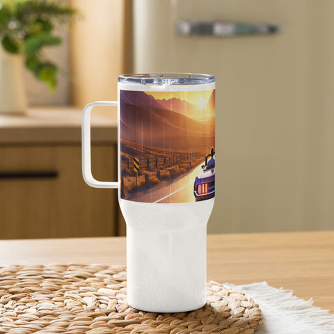 Travel mug with a handle - From Sea To Shining Art