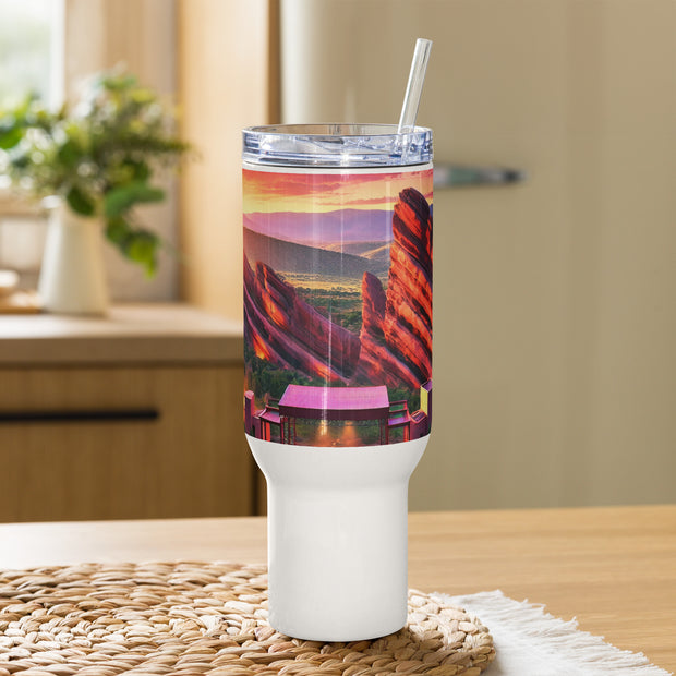 Travel mug with a handle - From Sea To Shining Art