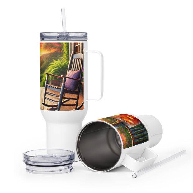 Travel mug with a handle - From Sea To Shining Art