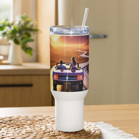 Travel mug with a handle - From Sea To Shining Art