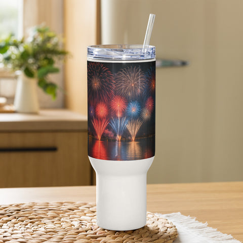 Travel mug with a handle - From Sea To Shining Art