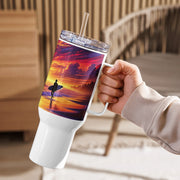 Travel mug with a handle - From Sea To Shining Art