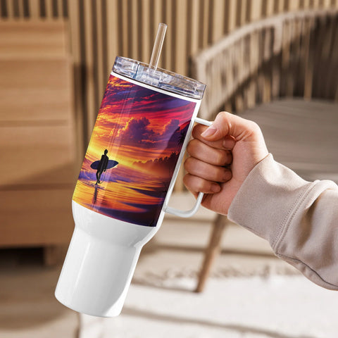 Travel mug with a handle - From Sea To Shining Art