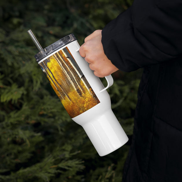 Travel mug with a handle - From Sea To Shining Art