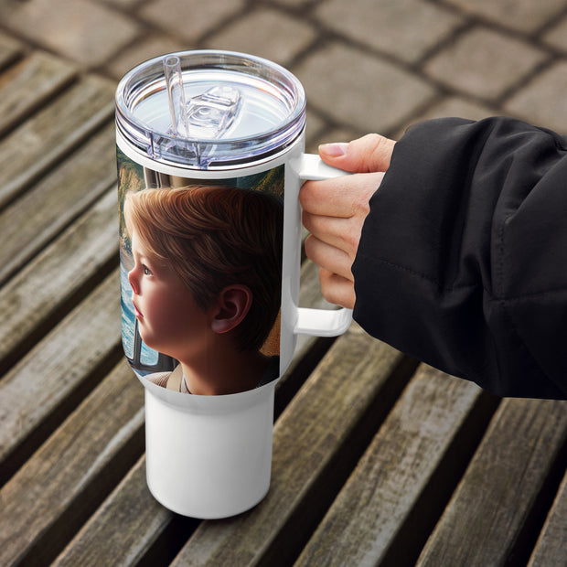 Travel mug with a handle - From Sea To Shining Art