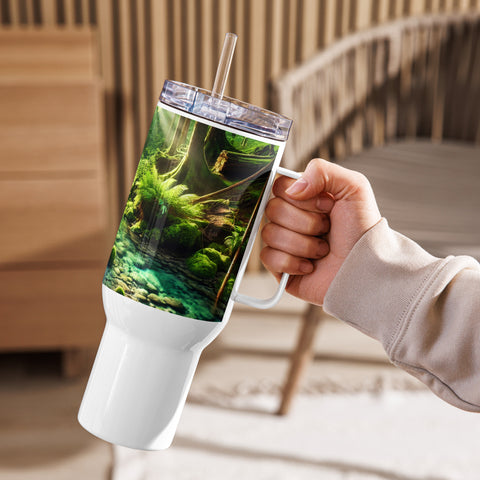 Travel mug with a handle - From Sea To Shining Art