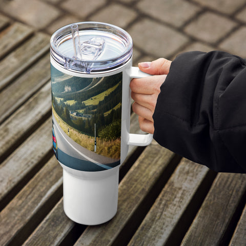 Travel mug with a handle - From Sea To Shining Art