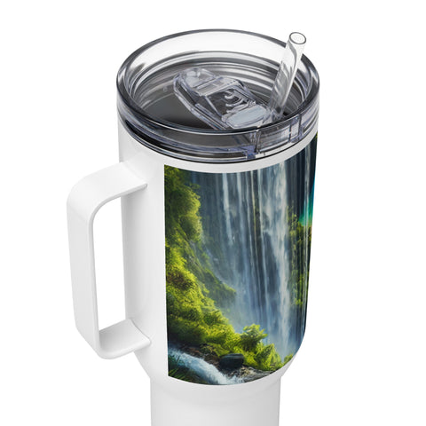 Travel mug with a handle - From Sea To Shining Art