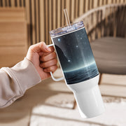 Travel mug with a handle - From Sea To Shining Art