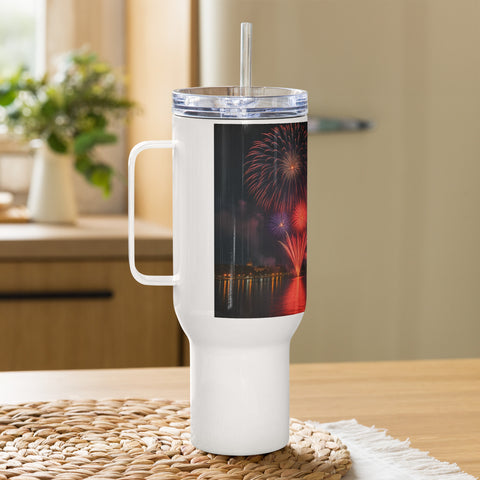 Travel mug with a handle - From Sea To Shining Art