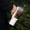 Nature's Masterpiece Travel mug with a handle - From Sea To Shining Art
