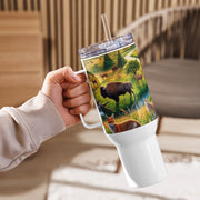 Travel mug with a handle - From Sea To Shining Art