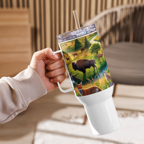 Travel mug with a handle - From Sea To Shining Art