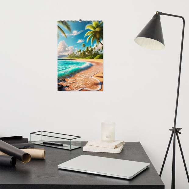 Your Tropical Oasis Wall calendar (2025) - From Sea To Shining Art