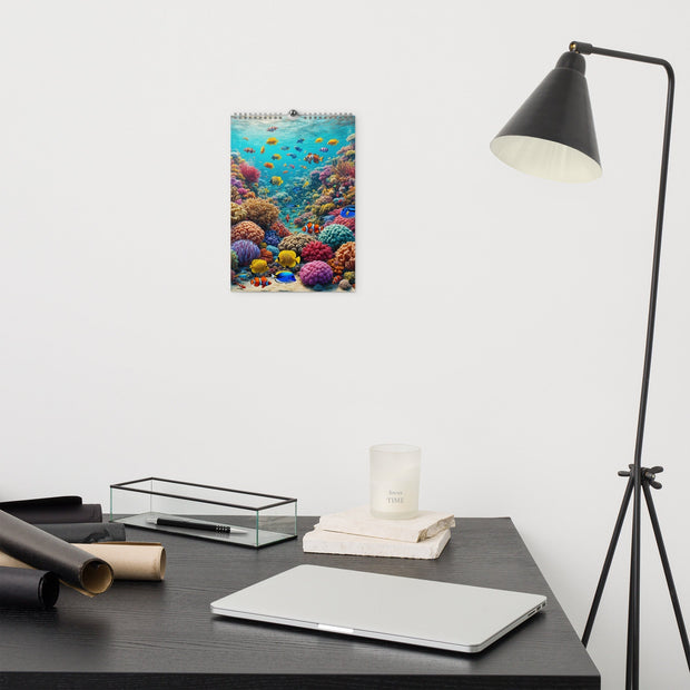 Underwater Sea Art Wall Calendar 2025 - From Sea To Shining Art