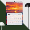 Sunset Over Sea Wall calendar 2025
