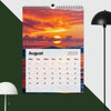 Sunset Over Sea Wall calendar 2025