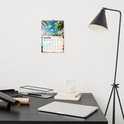 Your Tropical Oasis Wall calendar (2025) - From Sea To Shining Art