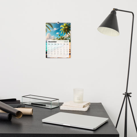 Your Tropical Oasis Wall calendar (2025) - From Sea To Shining Art