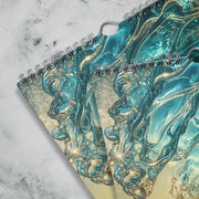 Sun in Wave Wall calendar 2025 - From Sea To Shining Art